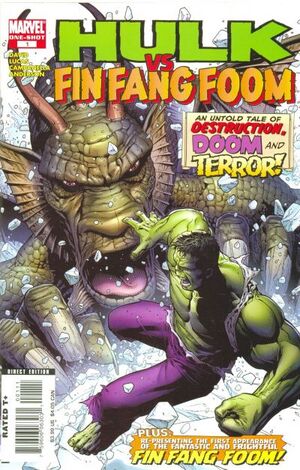 Cover Hulk vs. Fin Fang Foom